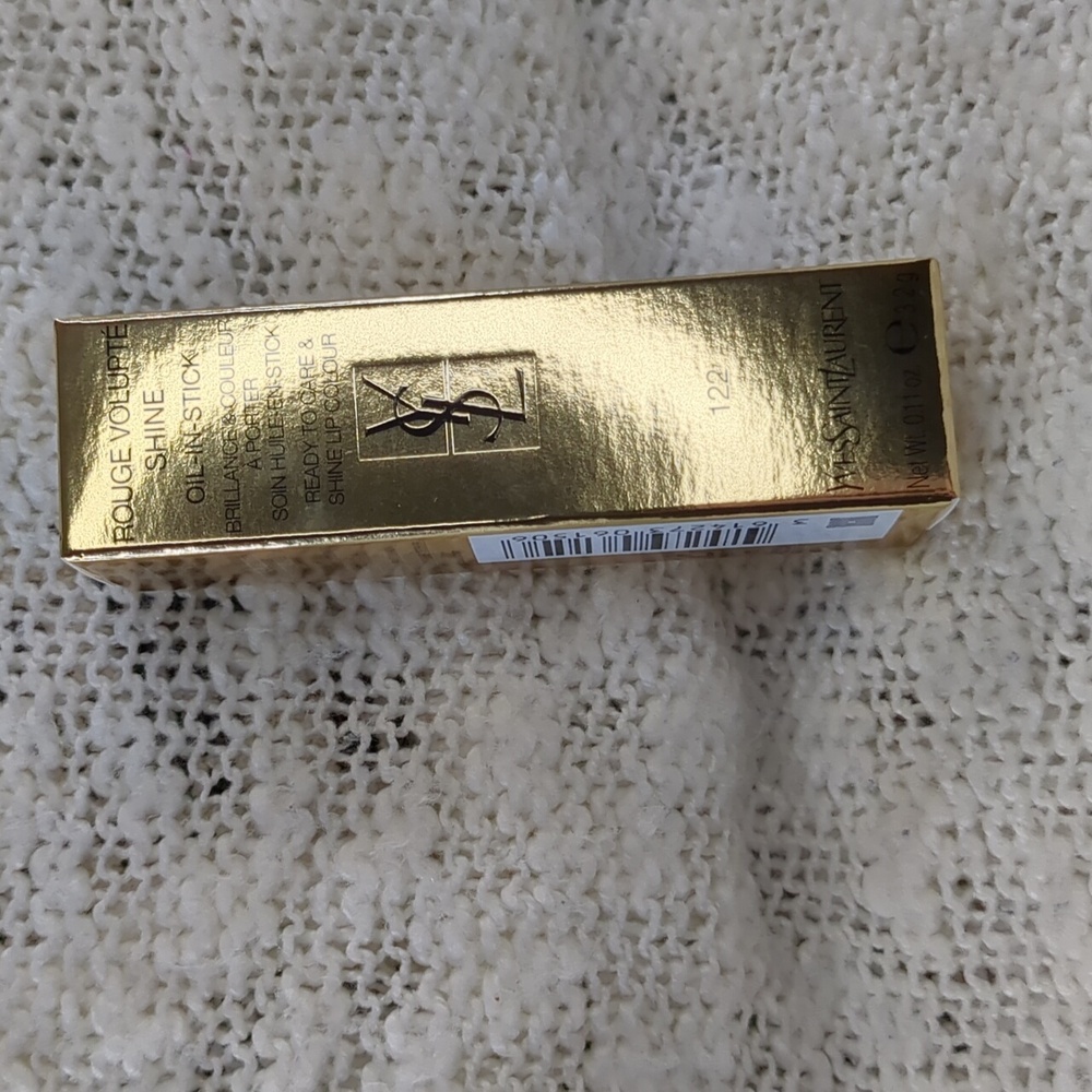 Yves Saint Laurent Volupté Shine Lipstick, Burnt Zellige (122), 3.2g/0.11oz - Picture 5 of 10